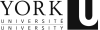 York University Logo Black